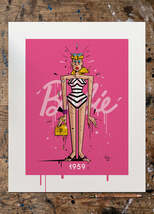 Madame BARBIE | 1959 | Édition d'Art Limitée - Museum Print 40×50 cm