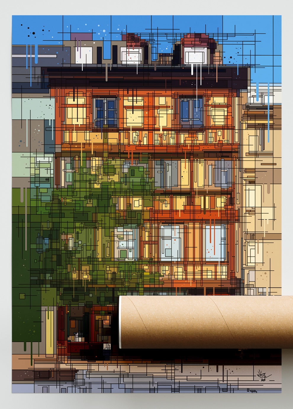 Affiche LIBRAIRIE LE TIGRE