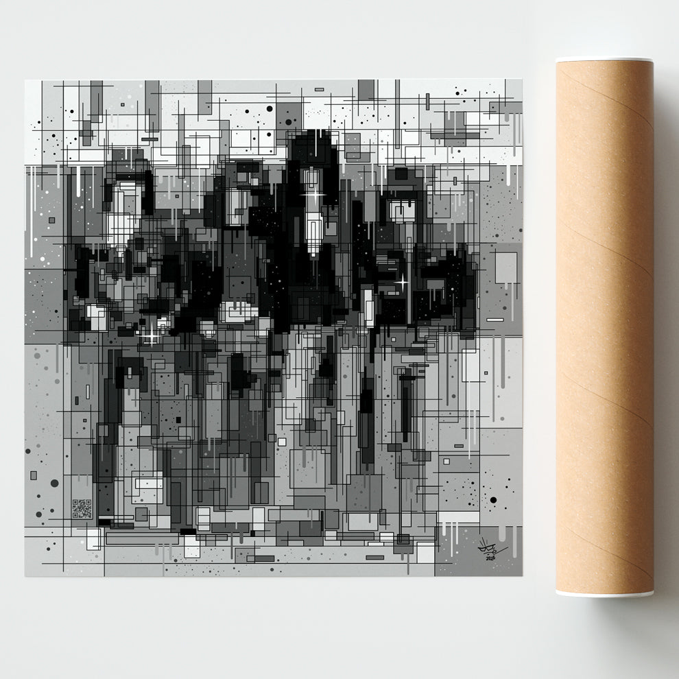 Ramones, illustration punk rock attitude portrait, fine art print — Eric Blanchot, 2026