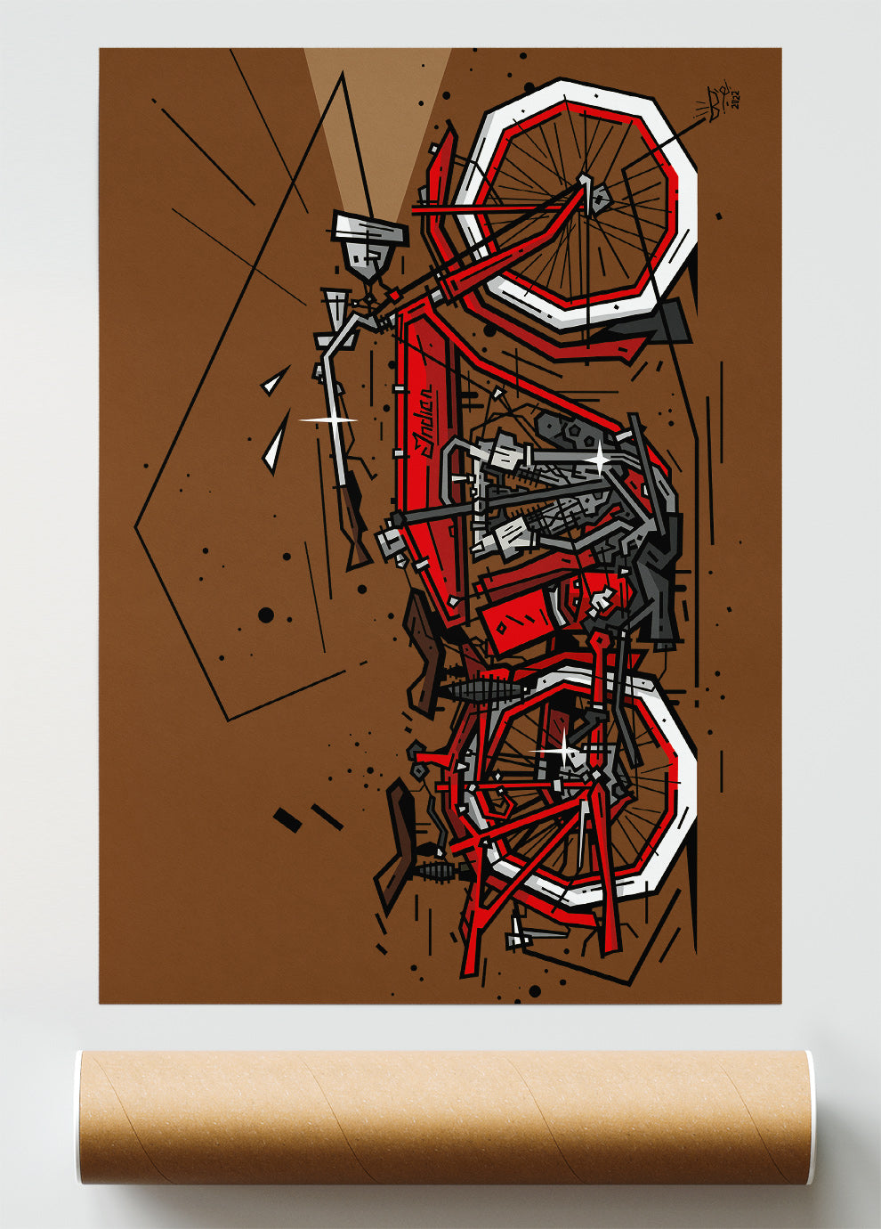 Affiche V-TWIN 1914