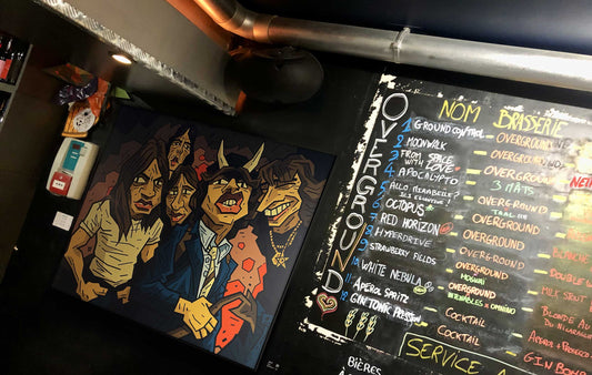 Expo à l'Overground Brewing