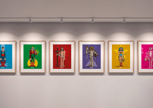 Série "Monsieur / Madame" : La Pop Culture au Filtre du Paper Doll Stylisé