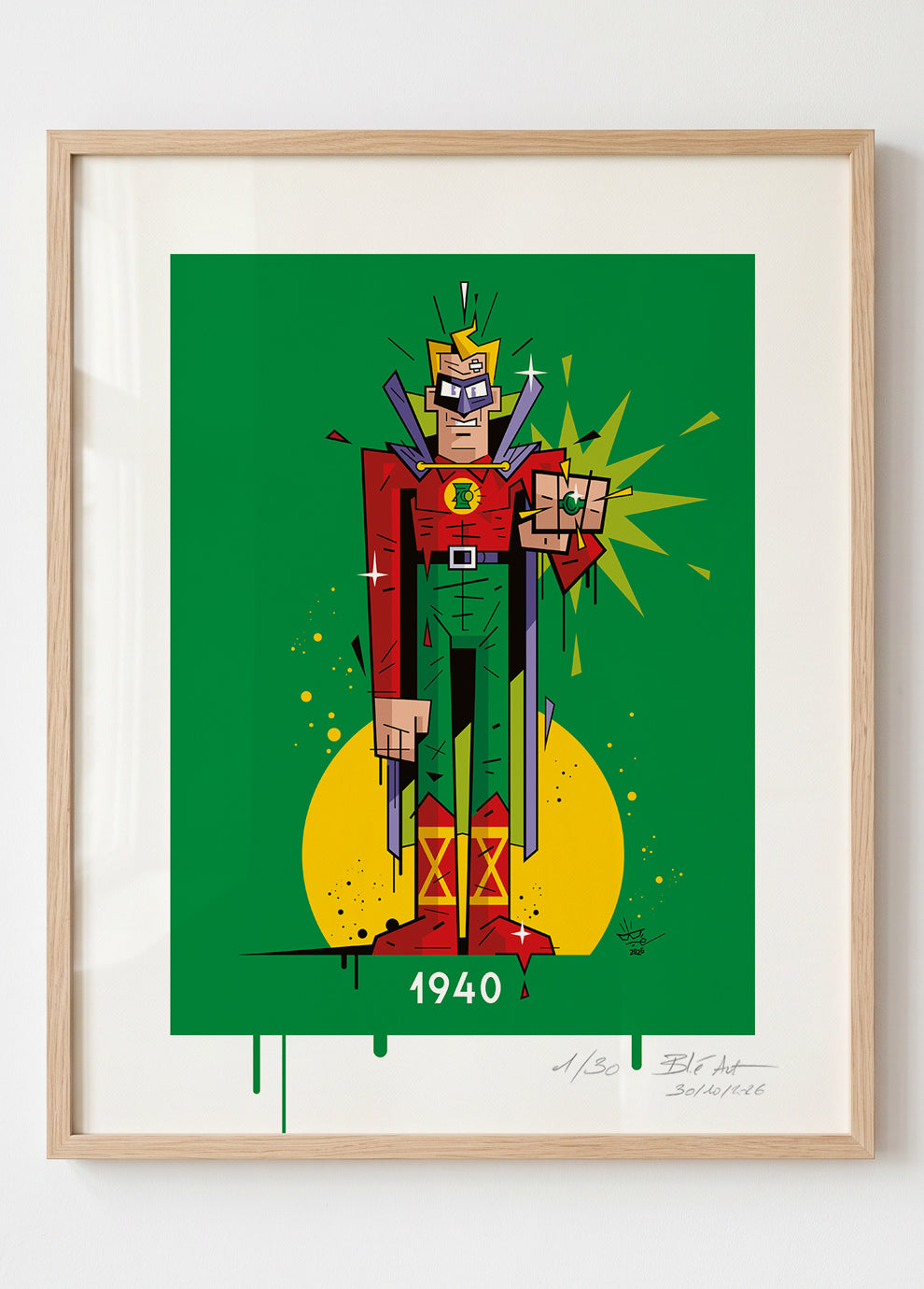 Monsieur LANTERNE | 1940 | Édition d'Art Limitée - Museum Print 40×50 cm