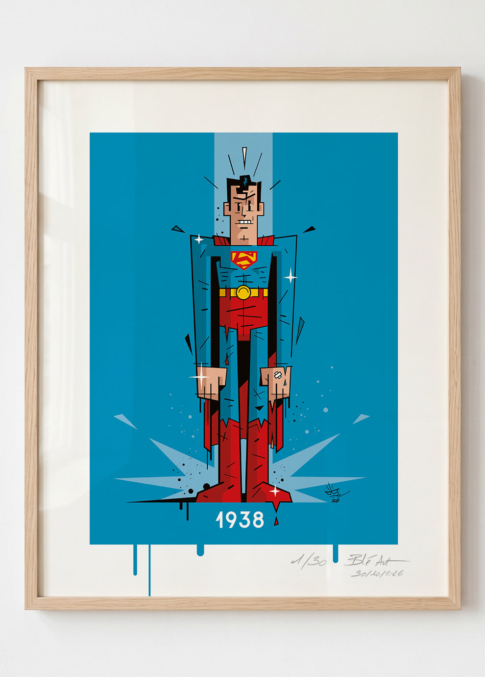 Monsieur SUPER | 1938 | Édition d'Art Limitée - Museum Print 40×50 cm