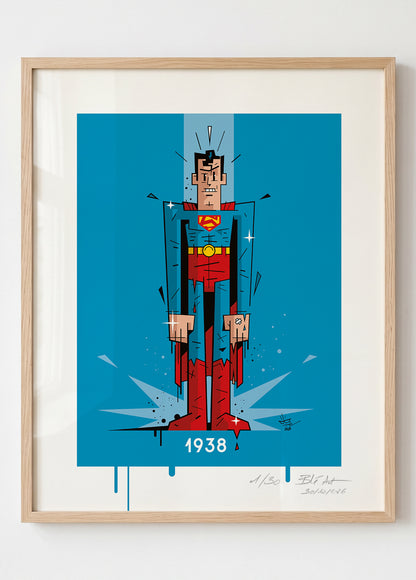 Monsieur SUPER | 1938 | Édition d'Art Limitée - Museum Print 40×50 cm