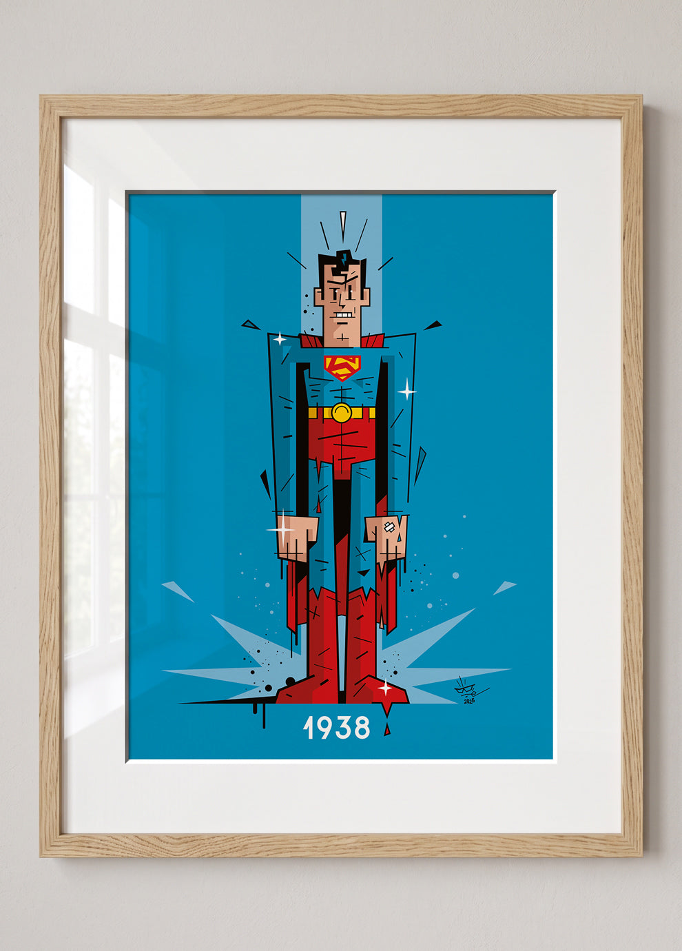 Monsieur SUPER | 1938 | Édition d'Art Limitée - Museum Print 40×50 cm