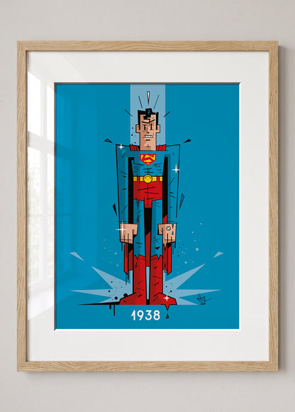 Monsieur SUPER | 1938 | Édition d'Art Limitée - Museum Print 40×50 cm