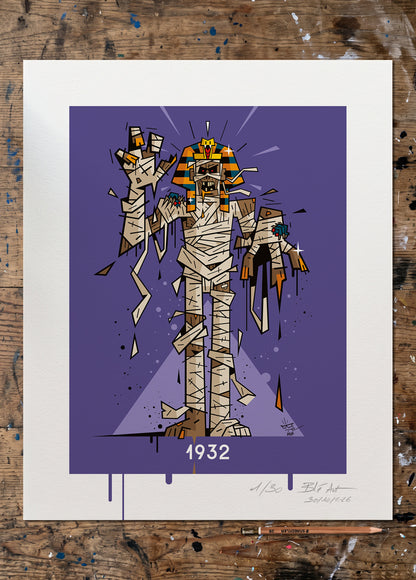 Monsieur IMHOTEP | 1932 | Édition d'Art Limitée - Museum Print 40×50 cm
