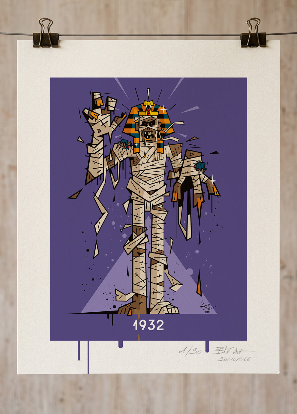 Monsieur IMHOTEP | 1932 | Édition d'Art Limitée - Museum Print 40×50 cm