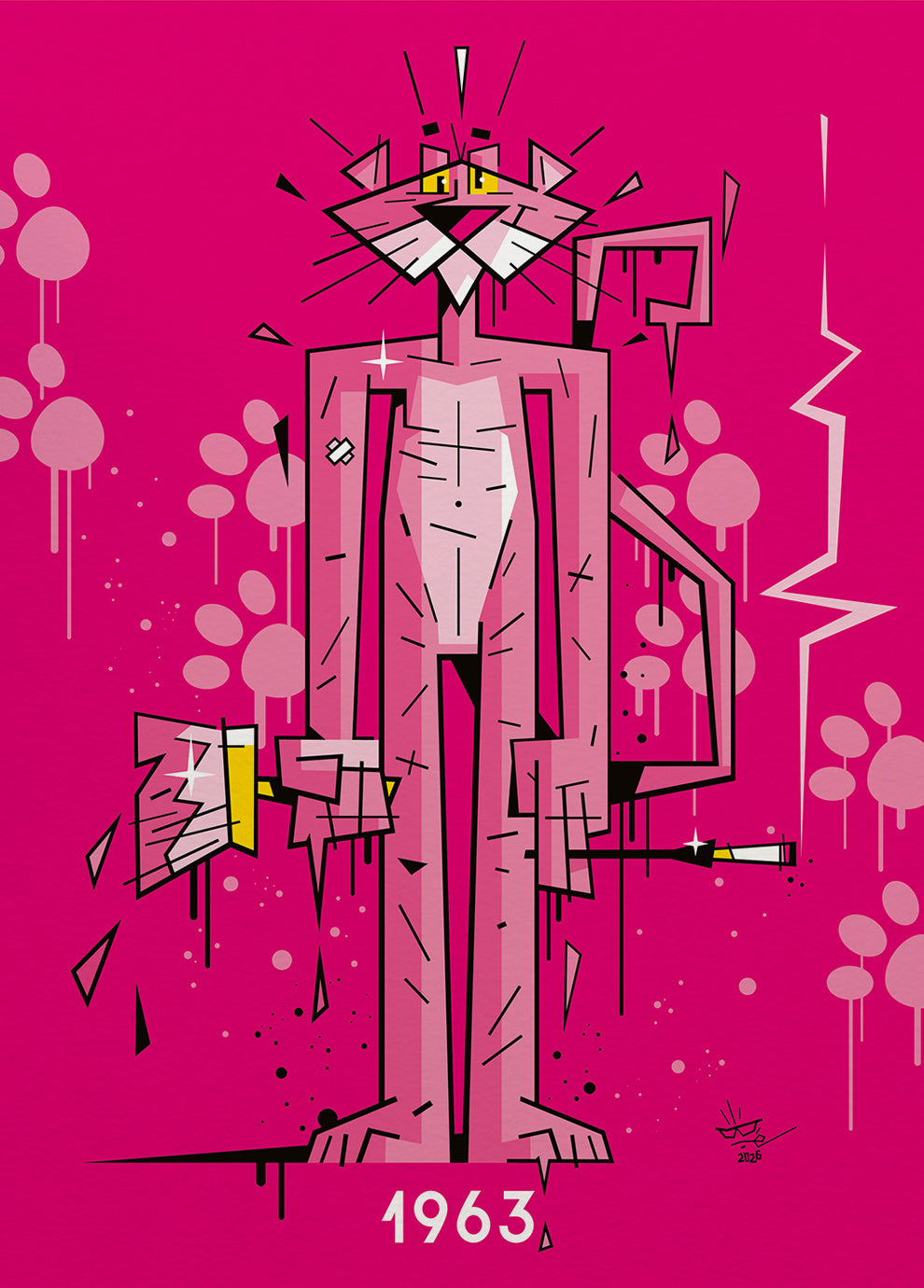 Monsieur ROSE | 1963 | Édition d'Art Limitée - Museum Print 40×50 cm
