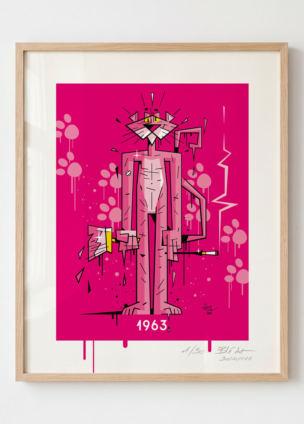 Monsieur ROSE | 1963 | Édition d'Art Limitée - Museum Print 40×50 cm