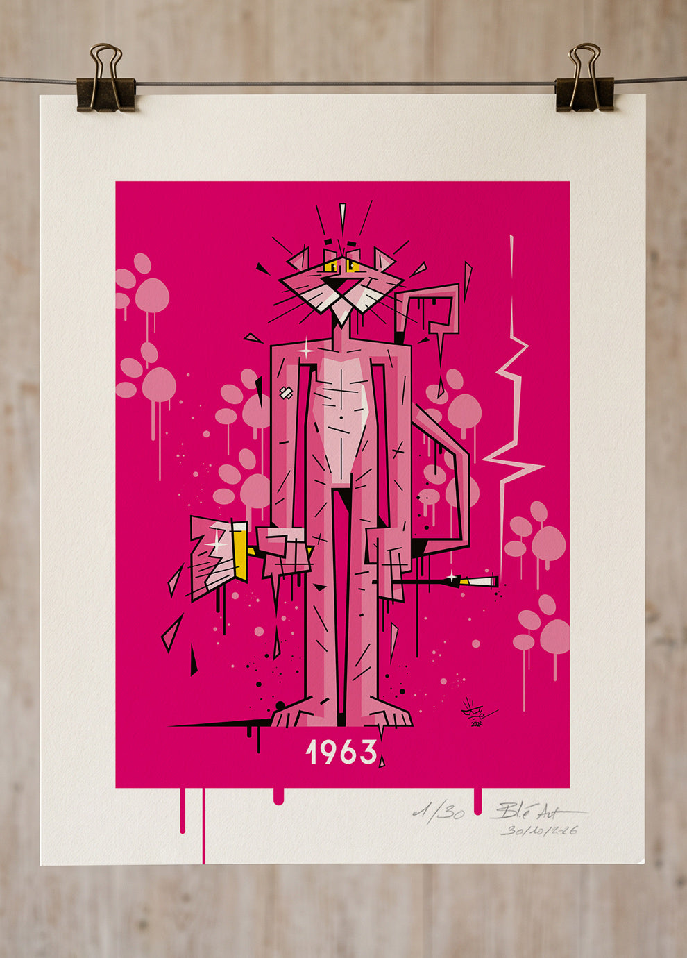 Monsieur ROSE | 1963 | Édition d'Art Limitée - Museum Print 40×50 cm