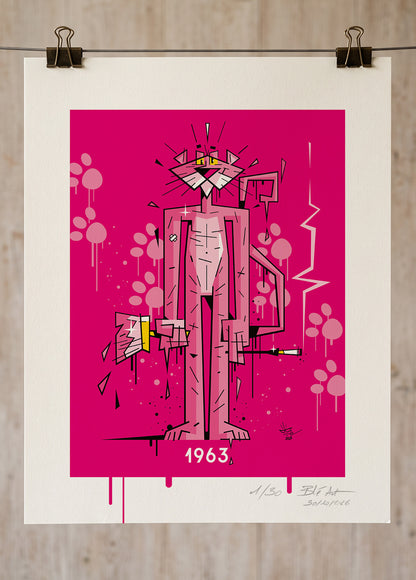 Monsieur ROSE | 1963 | Édition d'Art Limitée - Museum Print 40×50 cm
