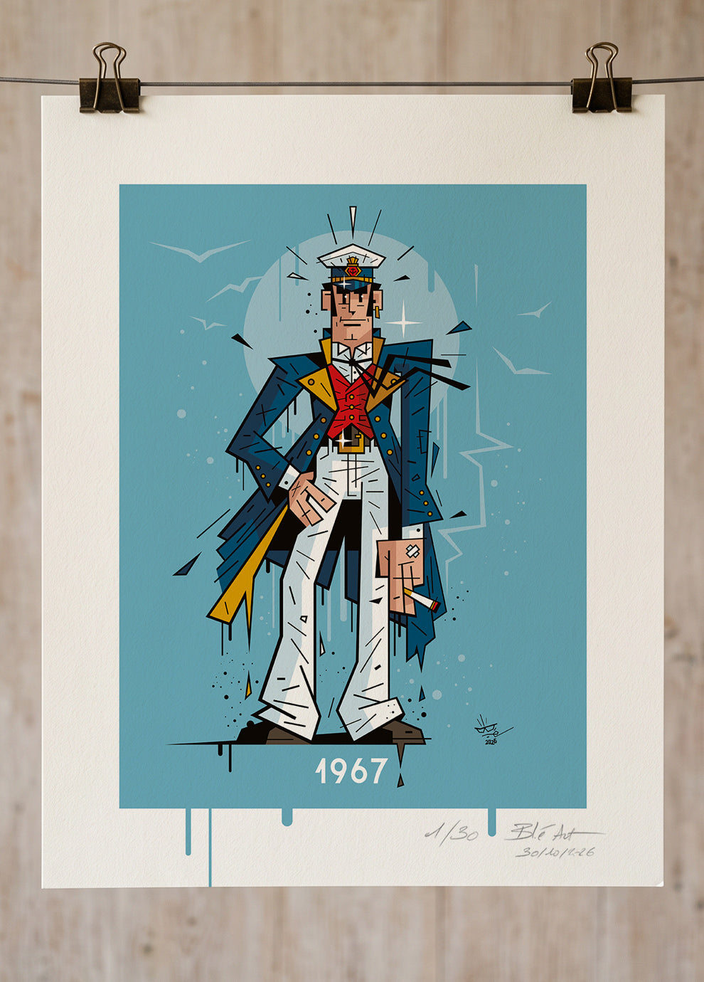 Monsieur MALTESE | 1967 | Édition d'Art Limitée - Museum Print 40×50 cm