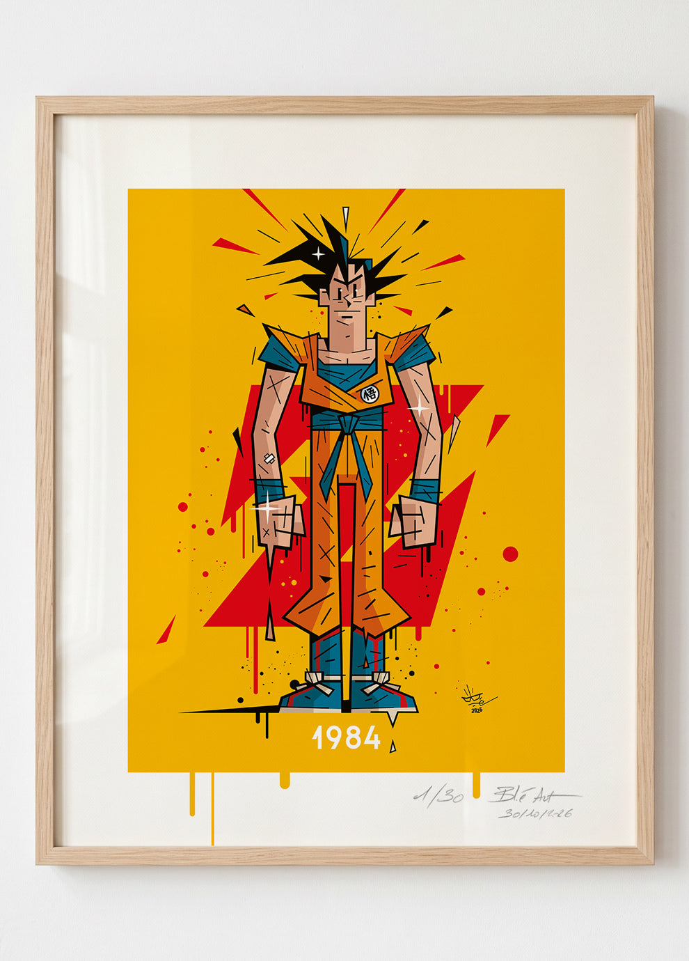 Monsieur KAKAROT | 1984 | Édition d'Art Limitée - Museum Print 40×50 cm