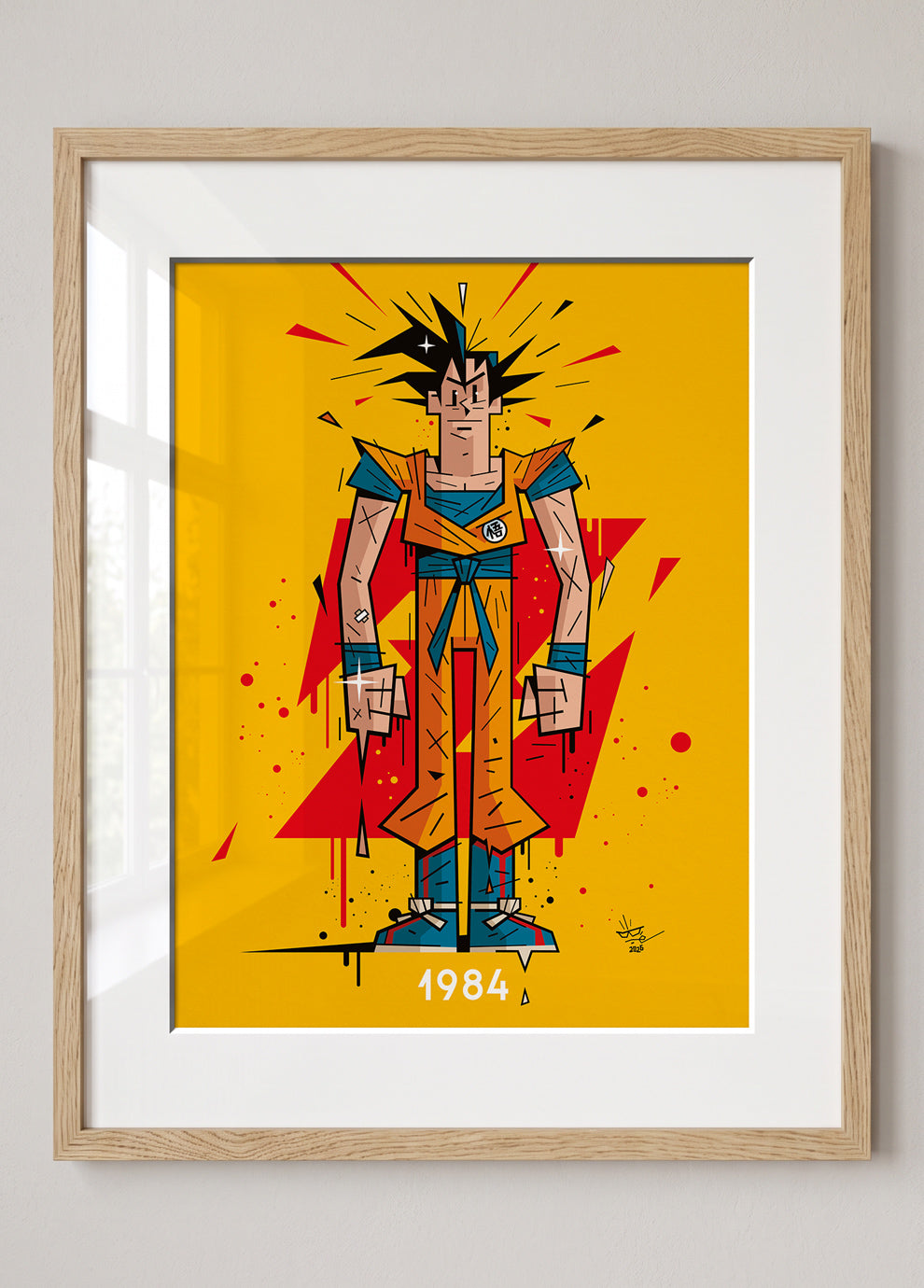 Monsieur KAKAROT | 1984 | Édition d'Art Limitée - Museum Print 40×50 cm
