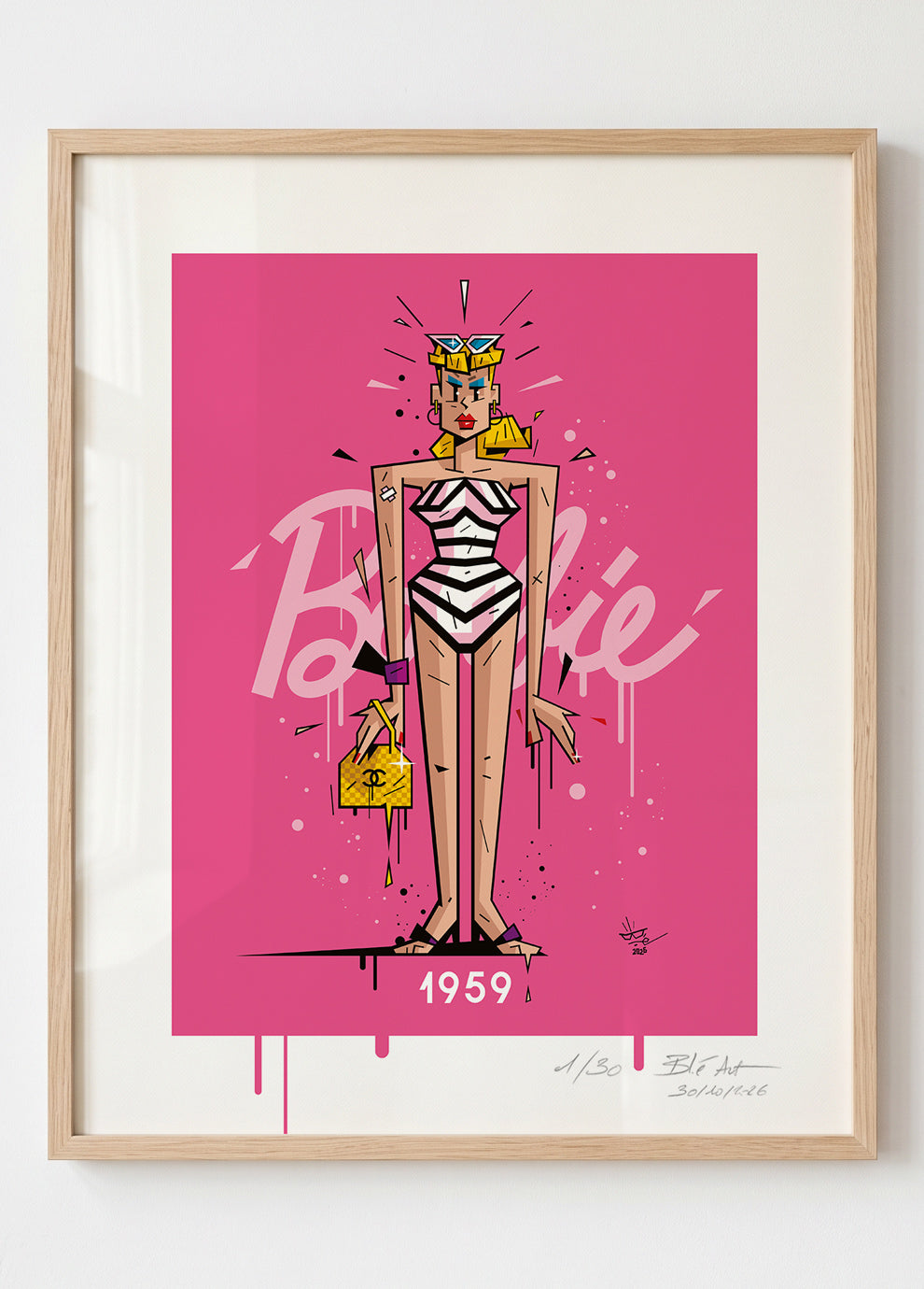 Madame BARBIE | 1959 | Édition d'Art Limitée - Museum Print 40×50 cm