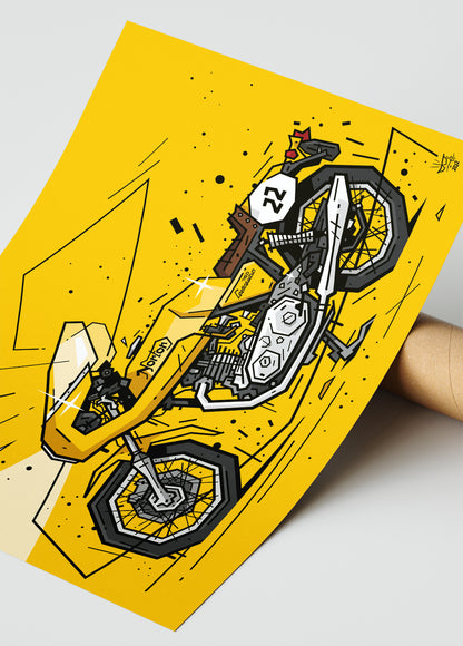 750 COMMANDO RACER Poster