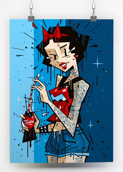 Snow White, illustration Love's First Kiss, fine art print— Eric Blanchot, 2026