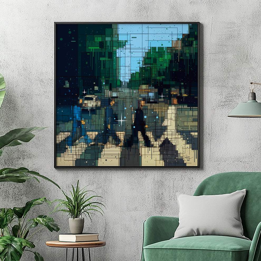 The Beatles | Fine Art Poster - Abbey Road Iconic Crossing | Bl.é Art