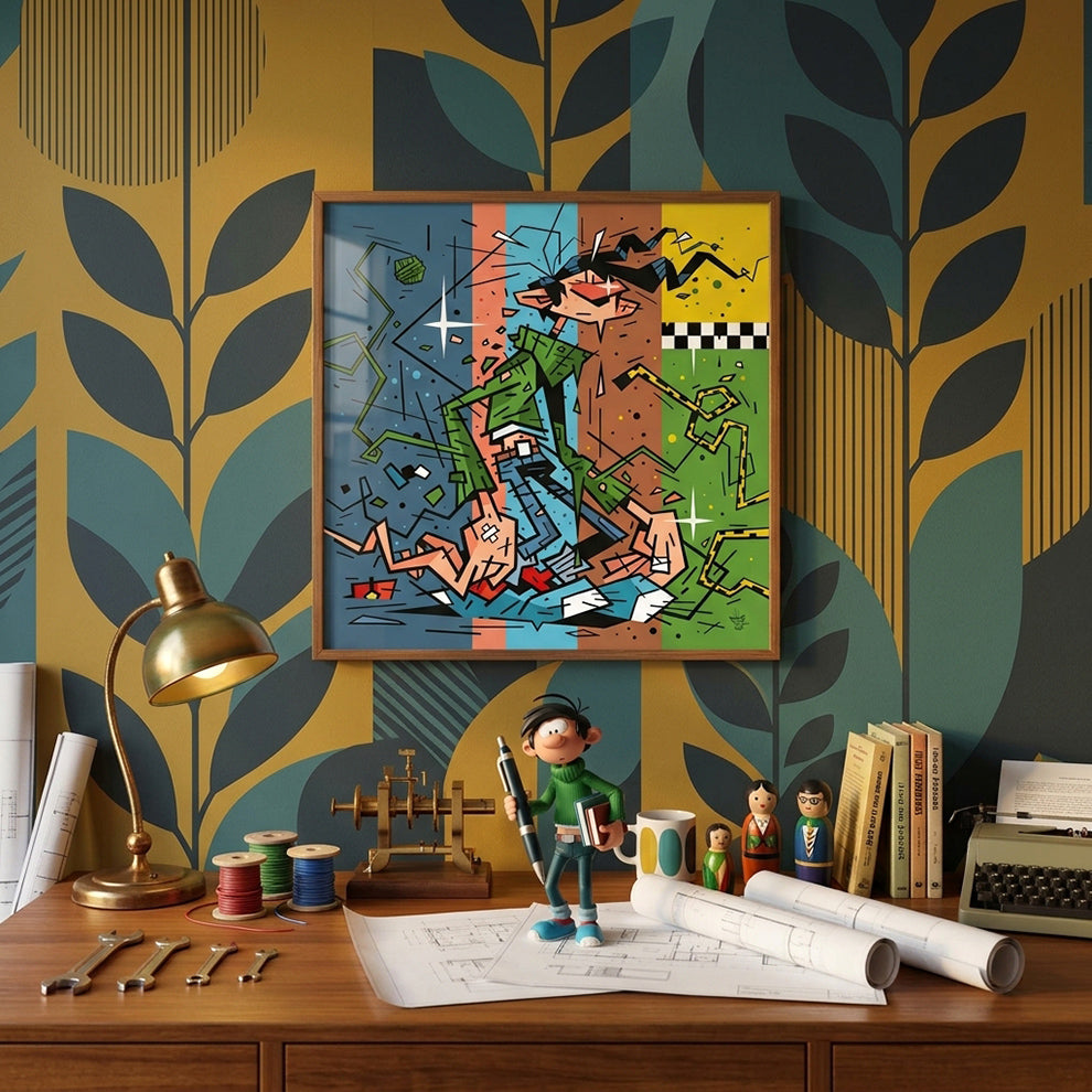 Affiche GASTON LAGAFFE