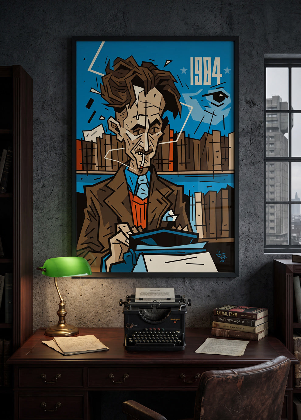 Affiche GEORGE ORWELL