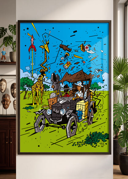 Affiche HOMMAGE À HERGÉ