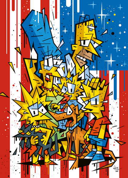 Affiche LES SIMPSON