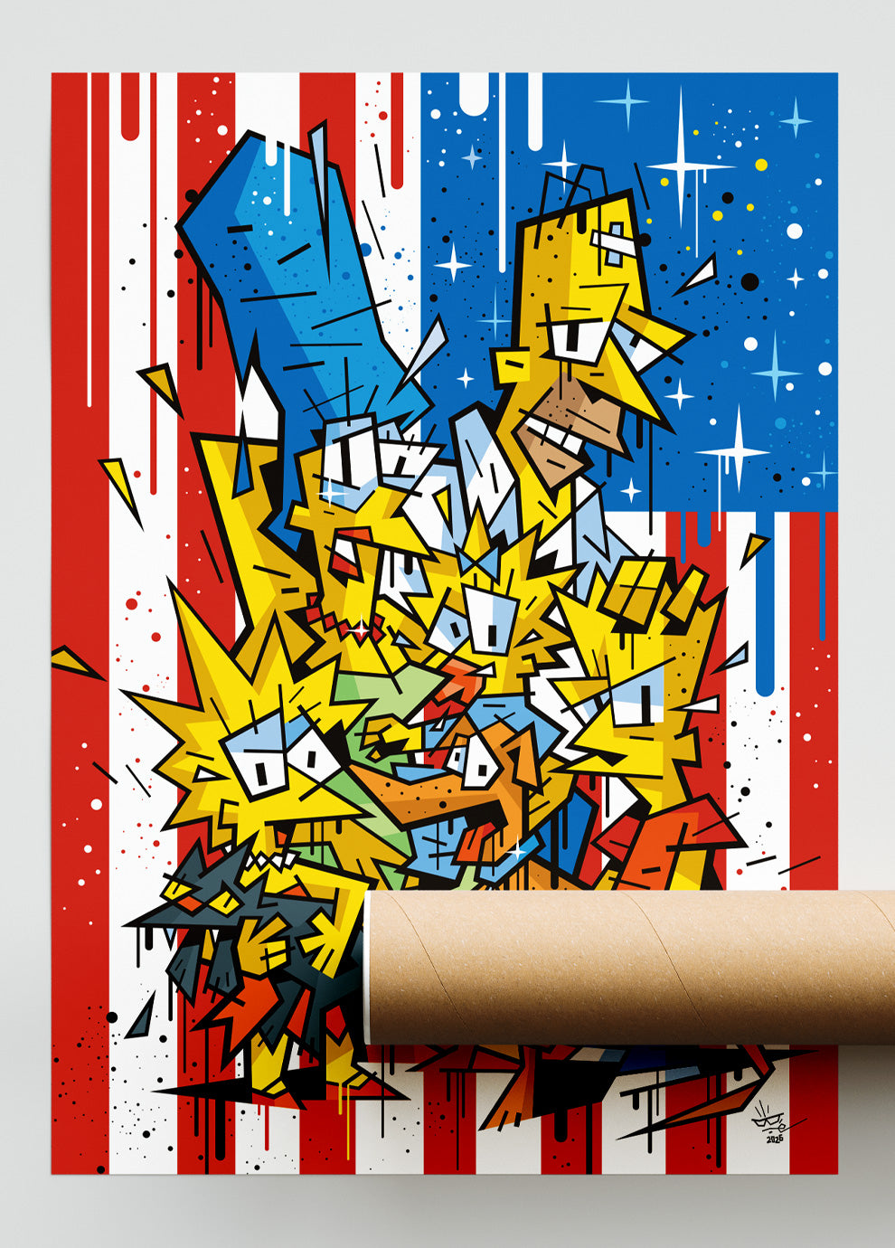 Affiche LES SIMPSON