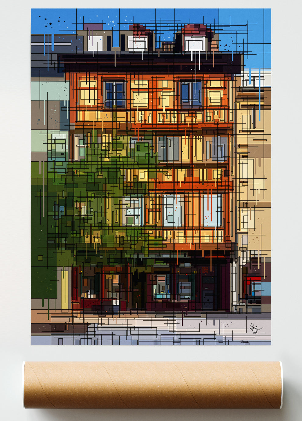 Affiche LIBRAIRIE LE TIGRE