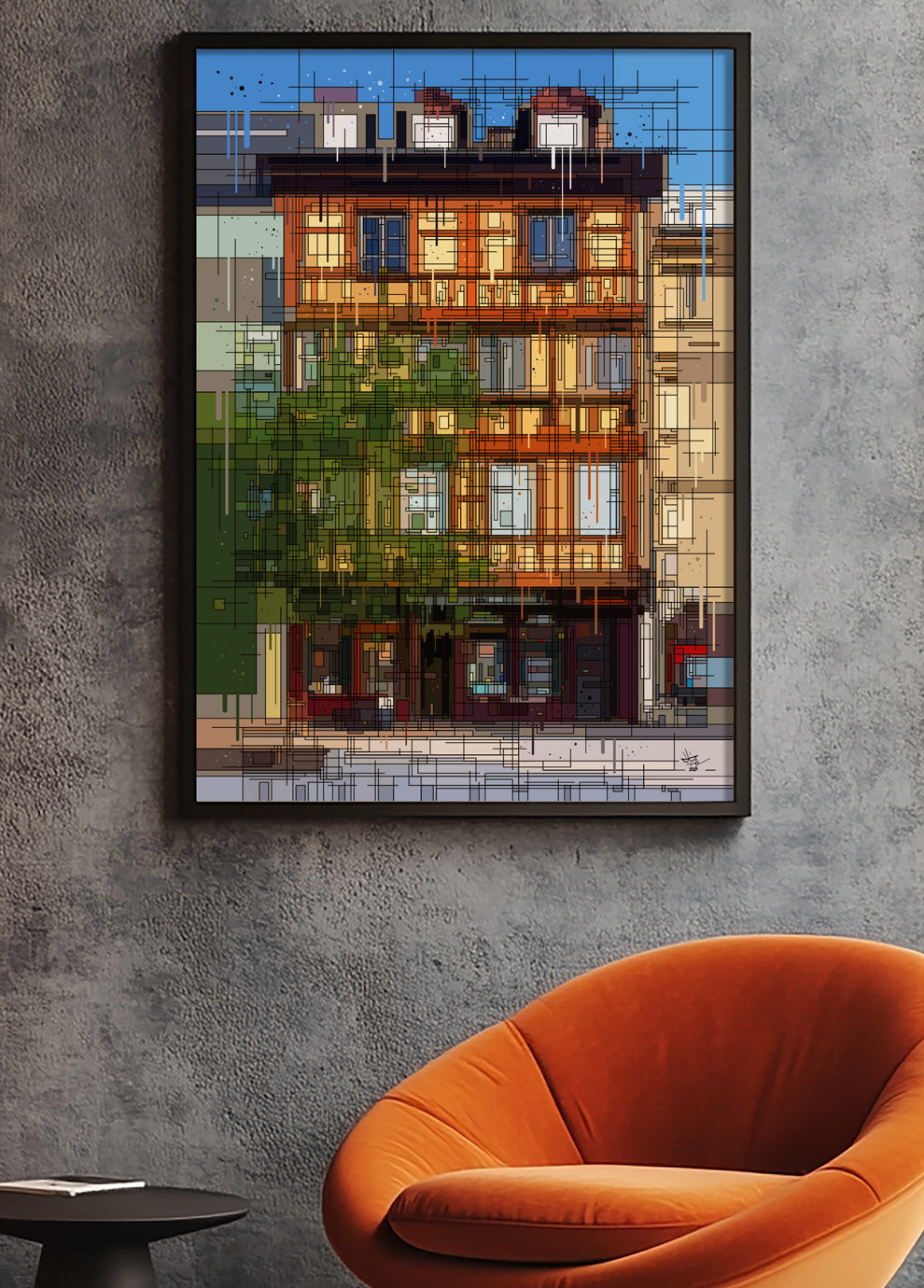 Affiche LIBRAIRIE LE TIGRE