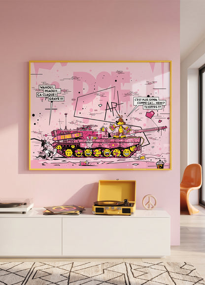 Affiche PIF TANK'ART