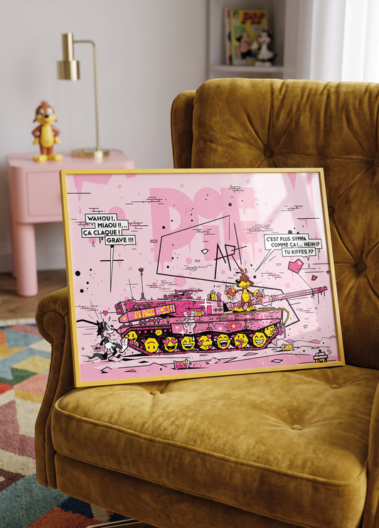 Affiche PIF TANK'ART