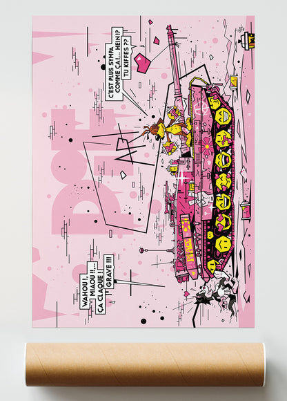 Affiche PIF TANK'ART