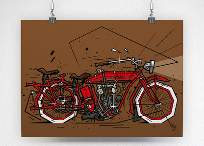 V-TWIN 1914 Poster