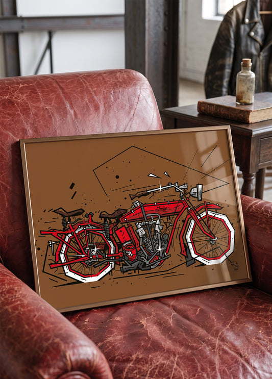 V-TWIN 1914 Poster